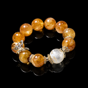 Earth 5 Yellow Rutilated Quartz Butterfly Bracelet bracelet Hero