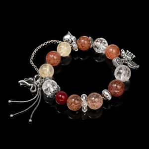Earth 6 Black Gold Super Seven Charm Bracelet mixed Hero